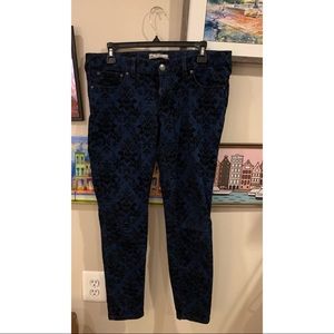 Free People Felt Pattern Jeans